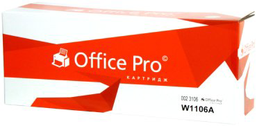 Картриджи Office Pro 106A W1106A (0023106) черный