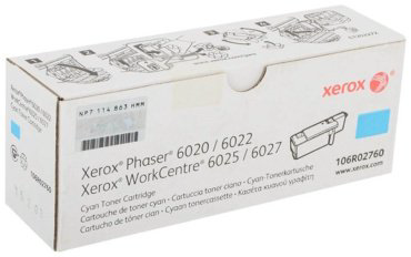 Картриджи Xerox 106R02760 голубой (cyan)
