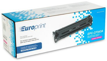 Картриджи Europrint EPC-CF543A пурпурный