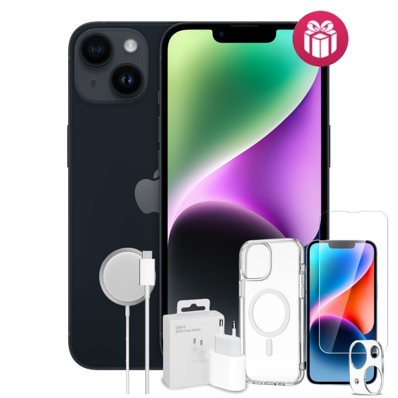 Смартфон Apple iPhone 14 128GB Midnight + 5 подарков купить,440000