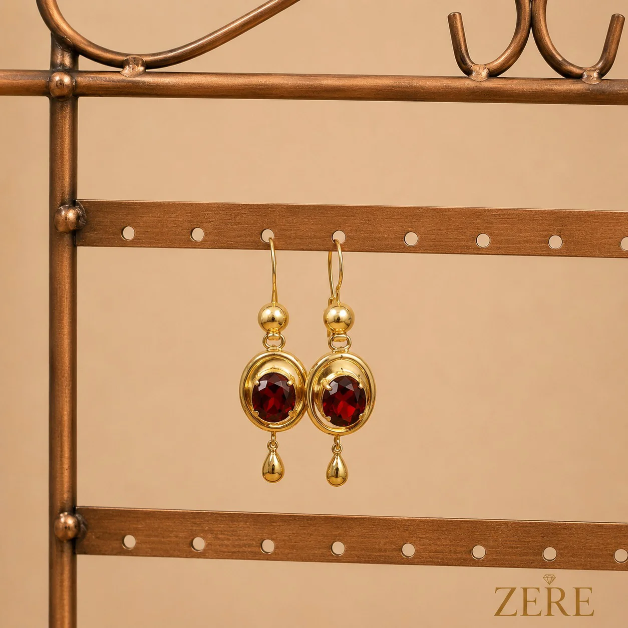Серьги Zere ZR240713 красное золото 5.65гр - ForteMarket Серьги Zere ZR240713 красное золото 5.65гр купить,473250
