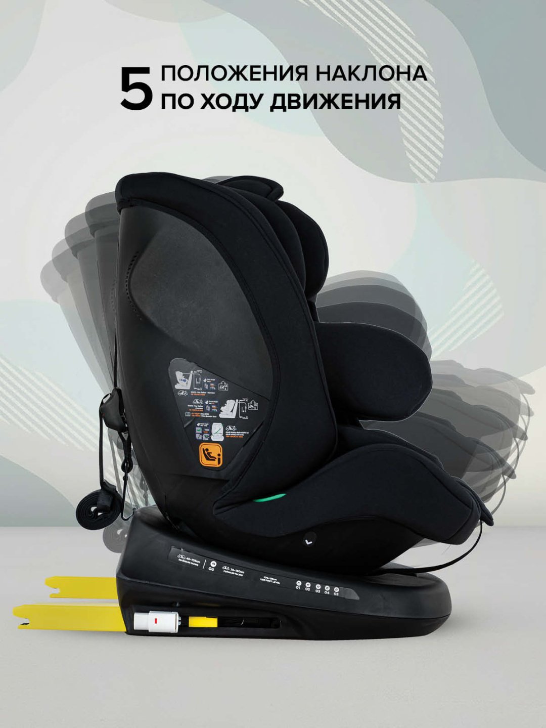 Pituso Автокресло до 12 лет 0/1/2/3 (до 36 кг) черный купить,79800