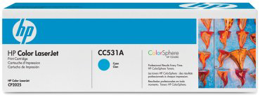 Картриджи HP CC531A голубой (cyan) купить,NaN