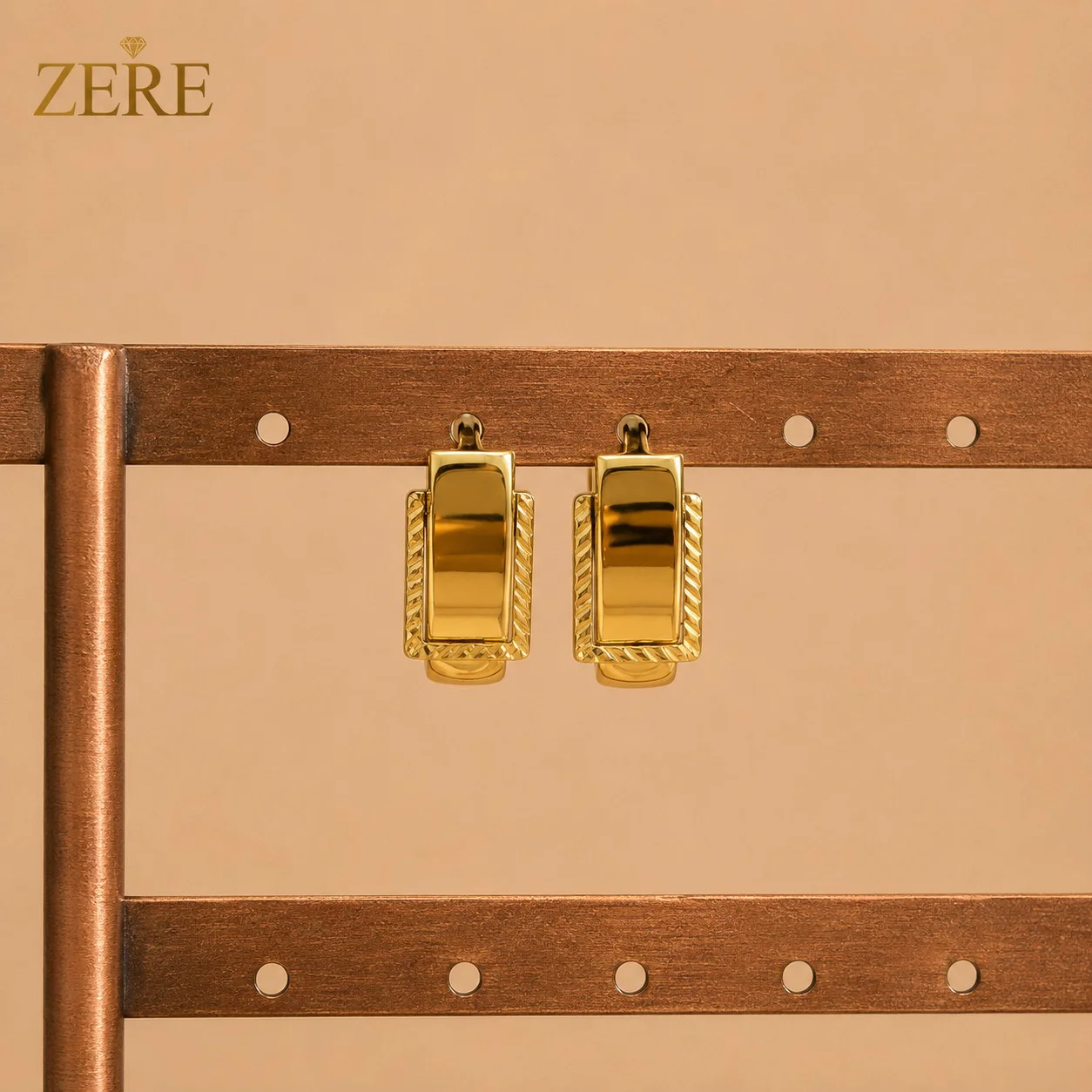 Серьги Zere ZR240714 жёлтое золото 2.0гр  купить,163000