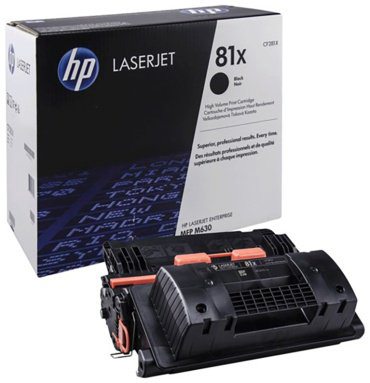 Картриджи HP CF281X черный