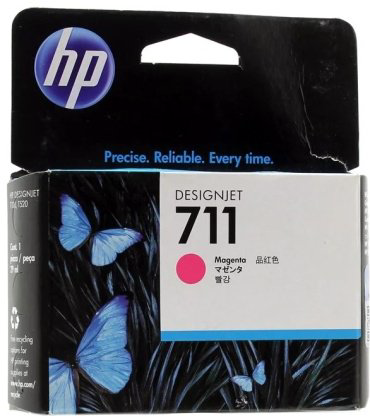 Картриджи HP 711 CZ131A пурпурный (magenta)