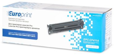 Картриджи Europrint EPC-CF411A синий