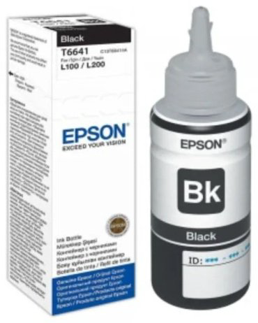 Картриджи Epson T6641 черный