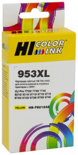 Картриджи Hi-Black HB-F6U18AE 953XL желтый купить,9400