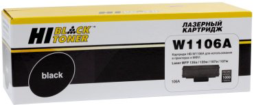 Картриджи Hi-Black W1106A черный купить,3990