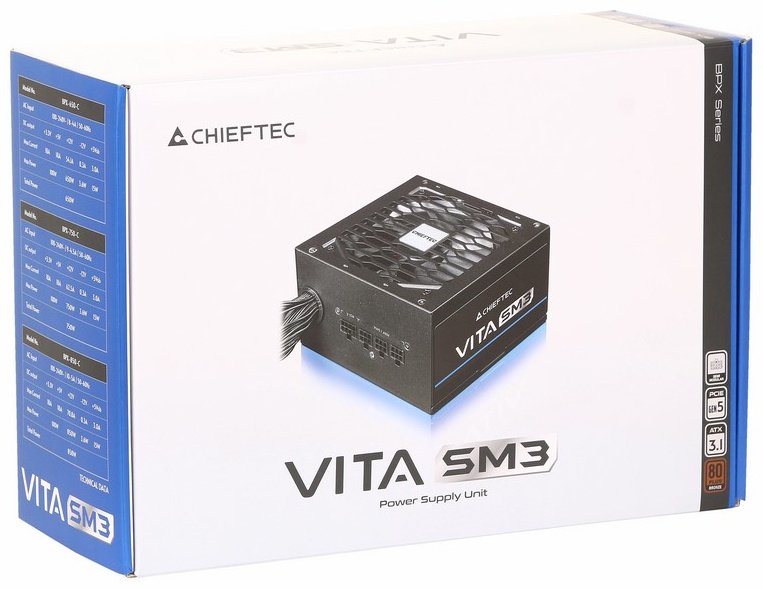 Блок питания Chieftec VITA SM3 BPX-650-C 650 Вт