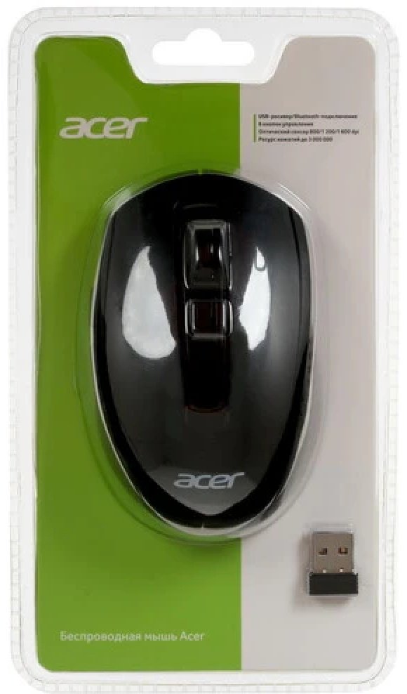 Мышь Acer OMR070 черный купить,NaN