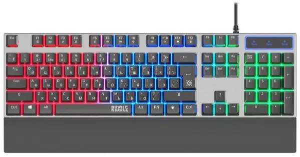 Клавиатура Defender Riddle GK-405 черный купить,NaN