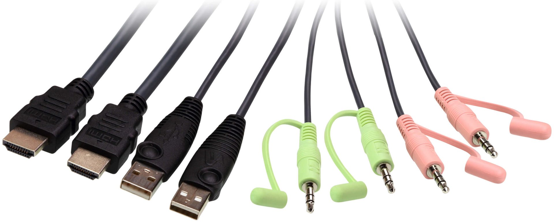 KVM-переключатель ATEN USB 3.0 A - HDMI 1.2 м CS22H-AT