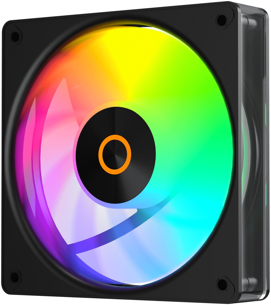 Кулер для корпуса Ocypus Gamma F12 Elite BK ARGB, Gamma-F12-BK1AM00E-GL черный купить,NaN