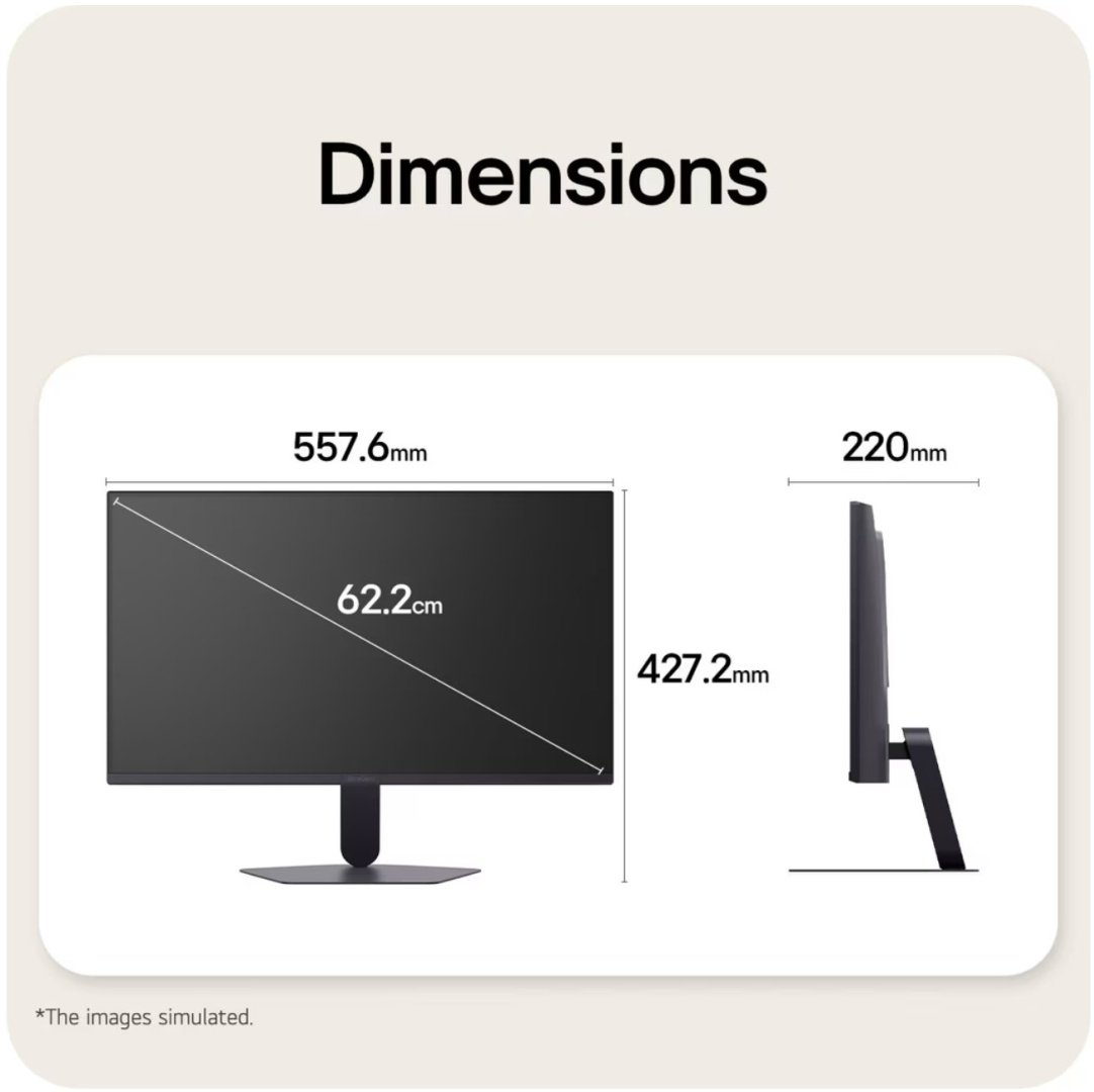 Монитор 24.5" LG 25G523B черный - ForteMarket Монитор 24.5" LG 25G523B черный купить,96990