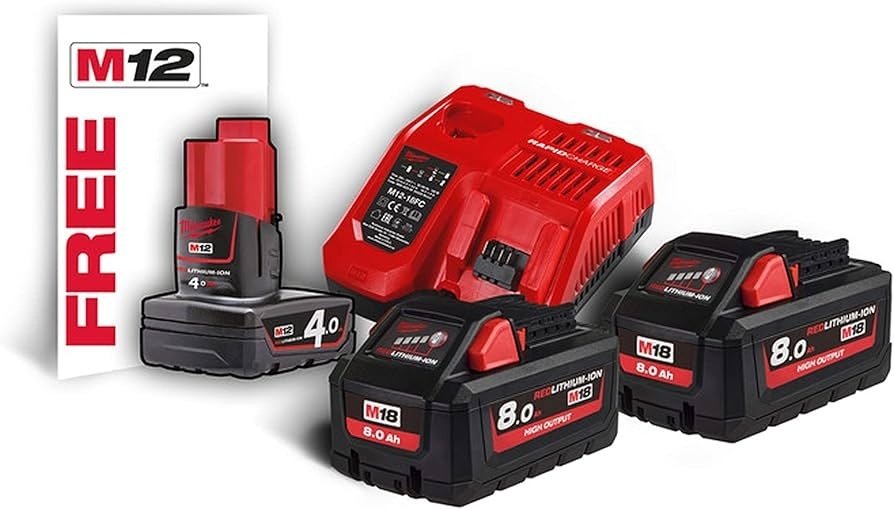Зарядное устройство Milwaukee M18 HNRG-802 4933471073 2 шт - ForteMarket Зарядное устройство Milwaukee M18 HNRG-802 4933471073 2 шт купить,0