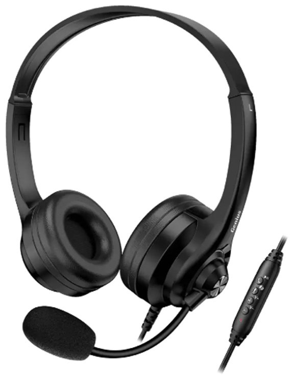 Наушники Genius HS-235U AI черный купить,8448