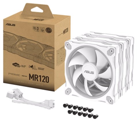 Кулер для корпуса ASUS PRIME MR120 FAN ARGB WHITE 3IN1 белый купить,NaN