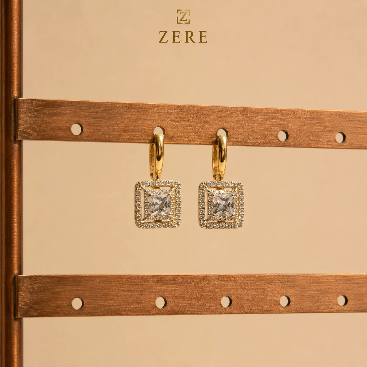 Серьги Zere ZR240725 жёлтое золото 3.97гр  купить,337450