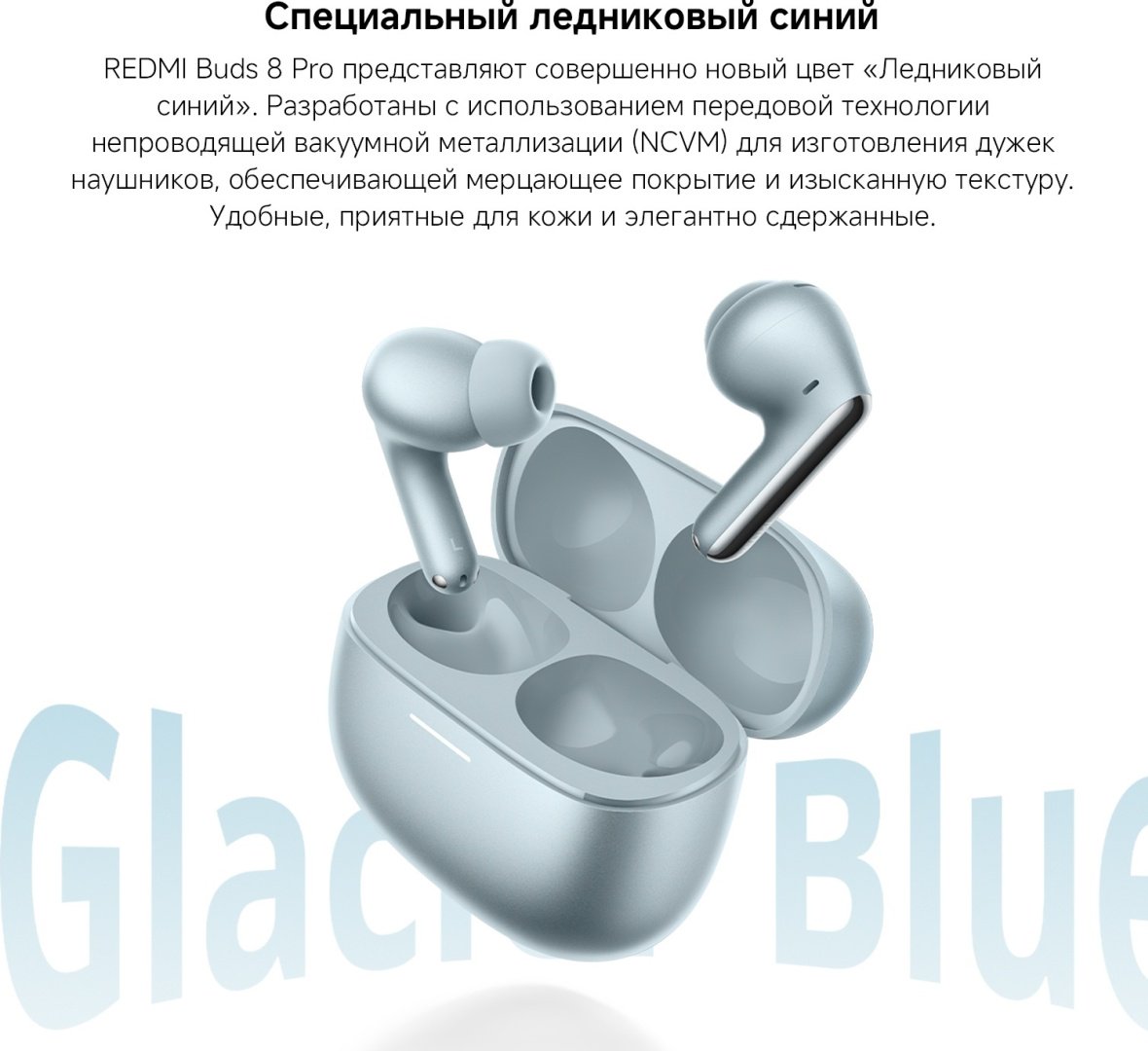 Наушники REDMI Buds 8 Pro черный купить,NaN