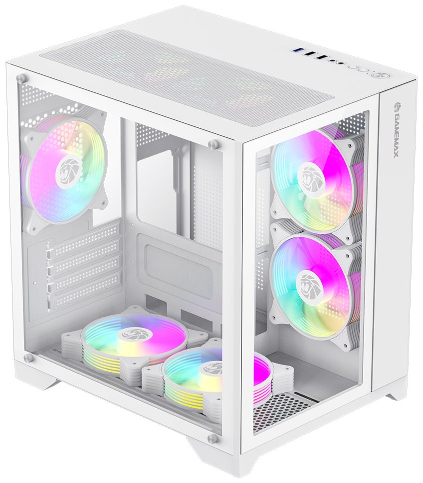 Корпус Game Max 9101-0000R00190 белый купить,NaN