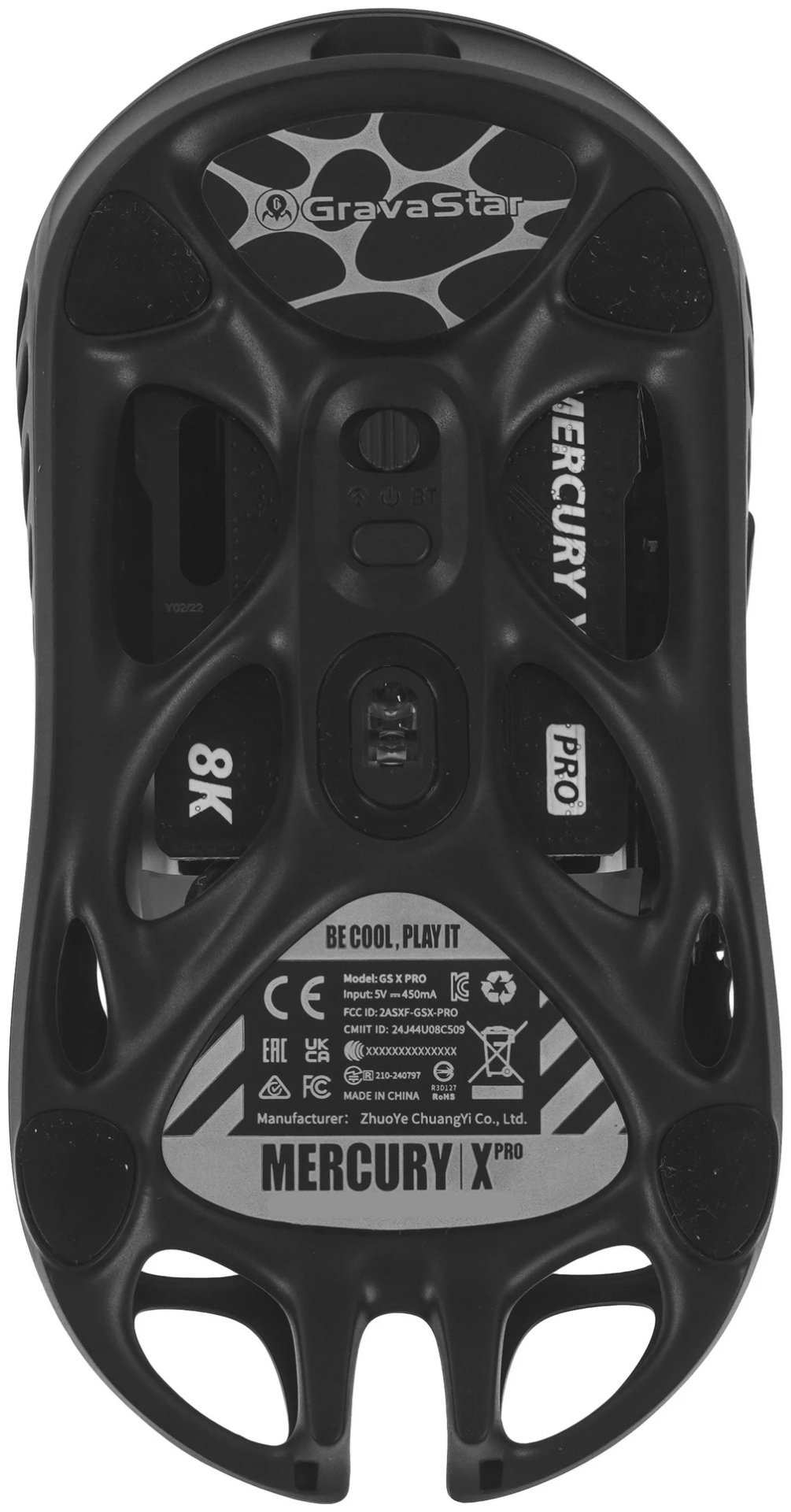 Мышь GRAVASTAR Mercury X PRO Galaxy Black черный купить,NaN