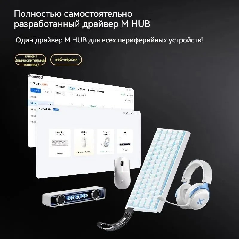 Мышь MCHOSE K7 Ultra черный купить,NaN