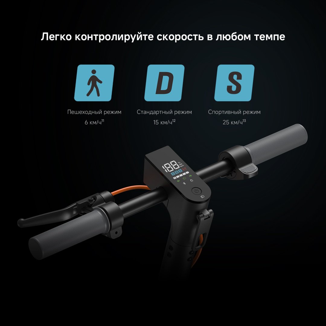 Электросамокат Xiaomi Electric Scooter 6 Lite GL черный купить,NaN