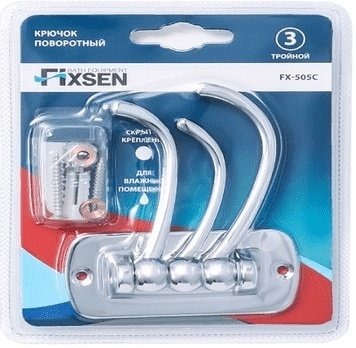 FIXSEN набор крючков FX-505C 1 шт, металл