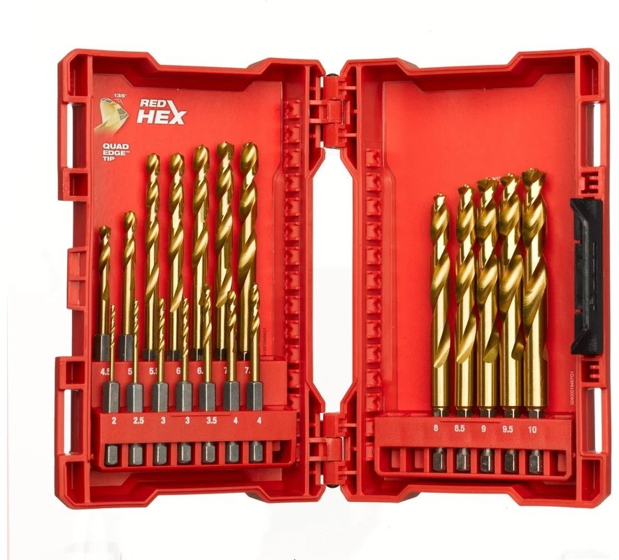 Сверло Milwaukee универсальное RedHEX 4932493866 10 мм, 19 шт.