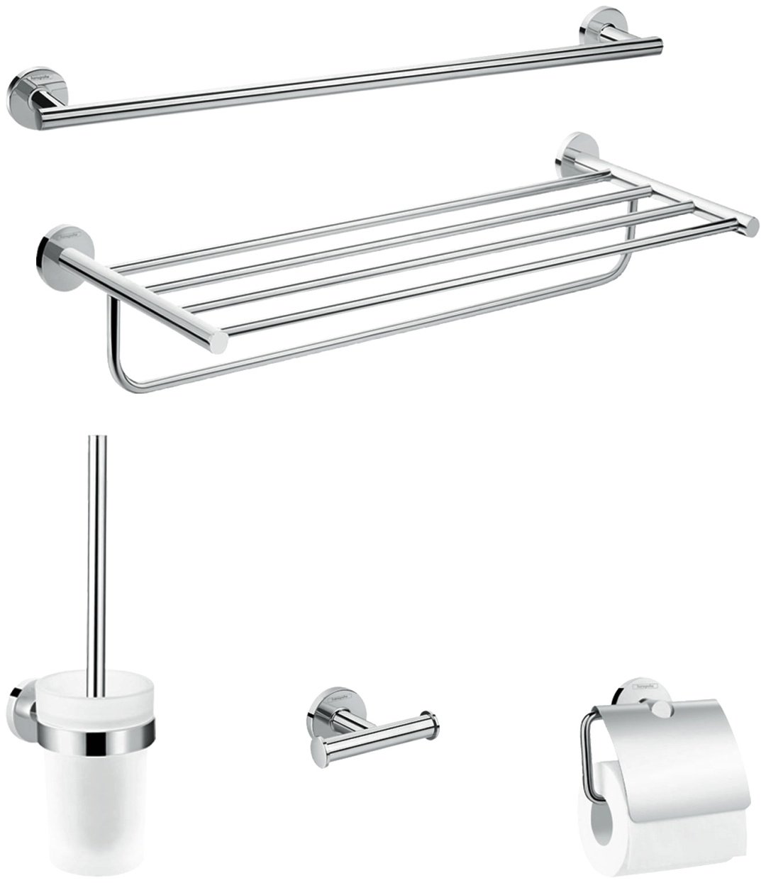 HansGrohe набор держателей Logis niversal HG41728000 5 шт, металл