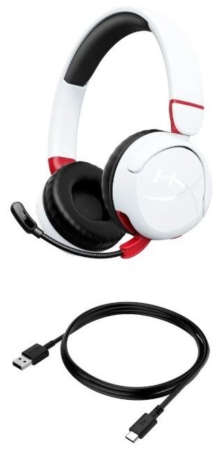 Наушники HyperX Cloud Mini - Wireless (White) 7G8F2AA белый купить,43483