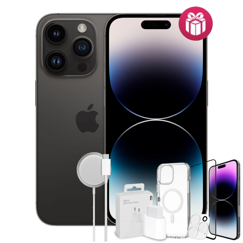 Смартфон Apple iPhone 14 Pro Max 512GB Space Black + 5 подарков