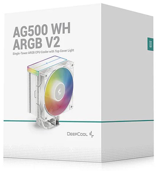 Кулер для корпуса Deepcool AG500 WH ARGB V2 купить,NaN