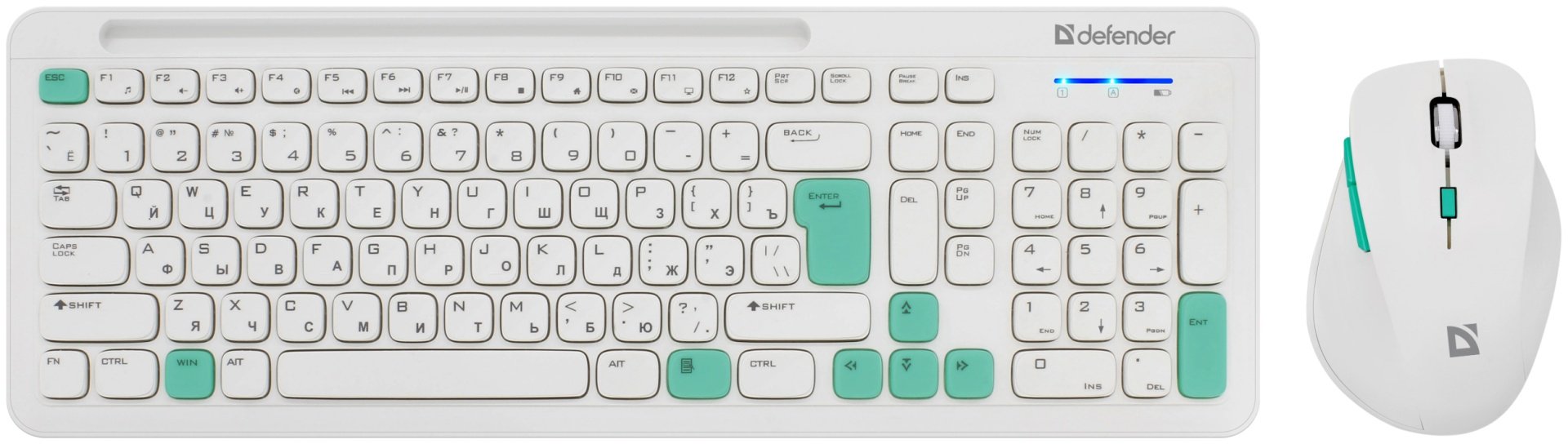 Клавиатура Defender Cerrato C-978 45978 белый купить,7730