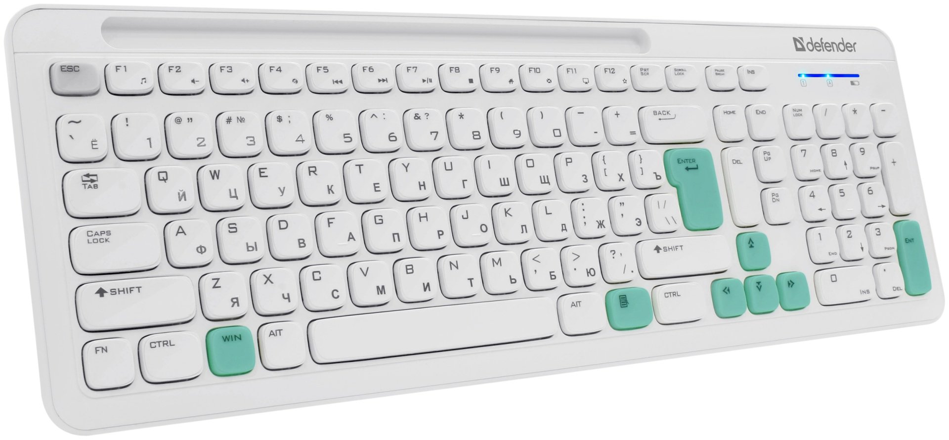 Клавиатура Defender Cerrato C-978 45978 белый купить,7730