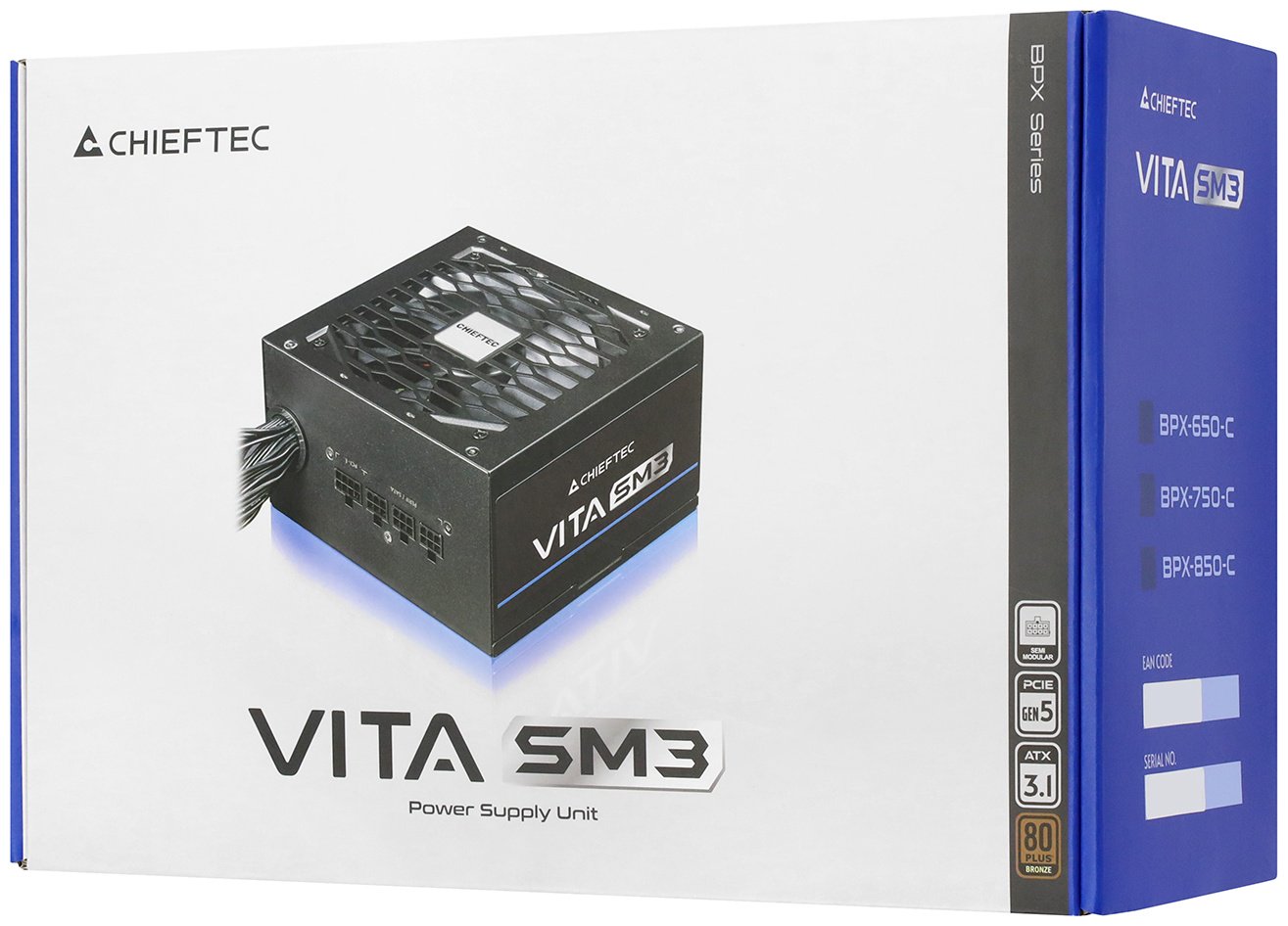 Блок питания Chieftec Vita SM3, BPX-750-C 750 Вт купить,NaN