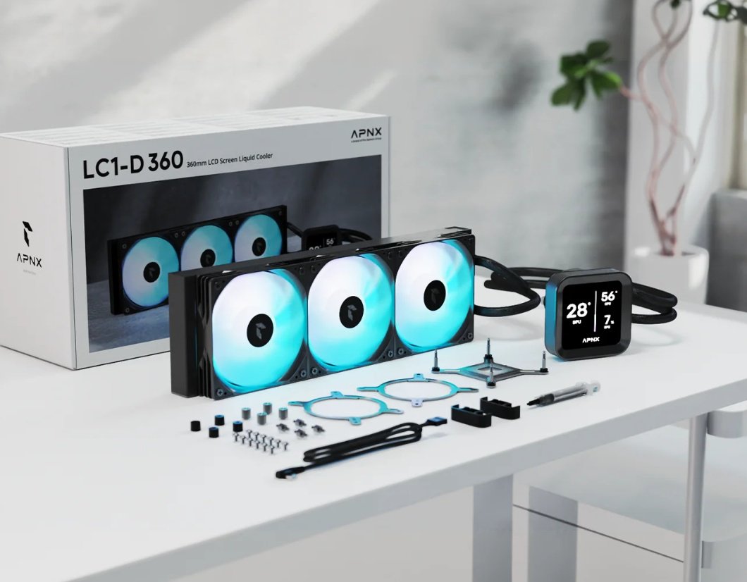 Система охлаждения APNX LC1-D 360 BK черный