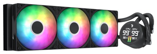 Система охлаждения AeroCool Abyss L360R Digi BK черный