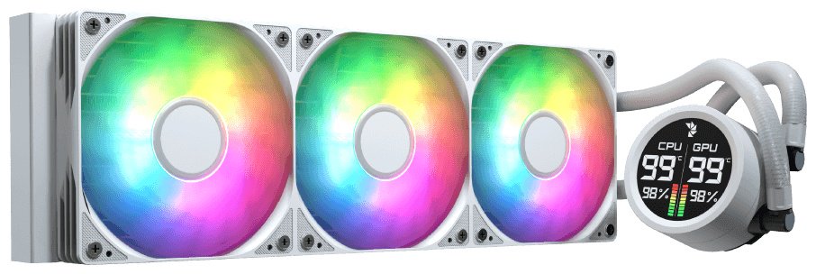 Система охлаждения AeroCool Abyss L360R Digi WH белый
