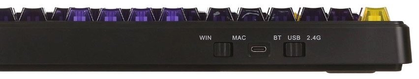 Клавиатура Ajazz MK87 Pro/LITCHI/YP фиолетовый купить,NaN