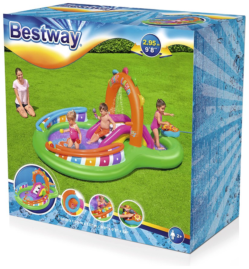 Бассейн надувной Bestway 53117, 295x190x25 см