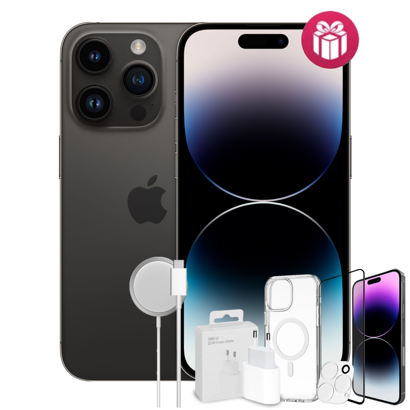 Смартфон Apple iPhone 14 Pro 256GB Space Black + 5 подарков