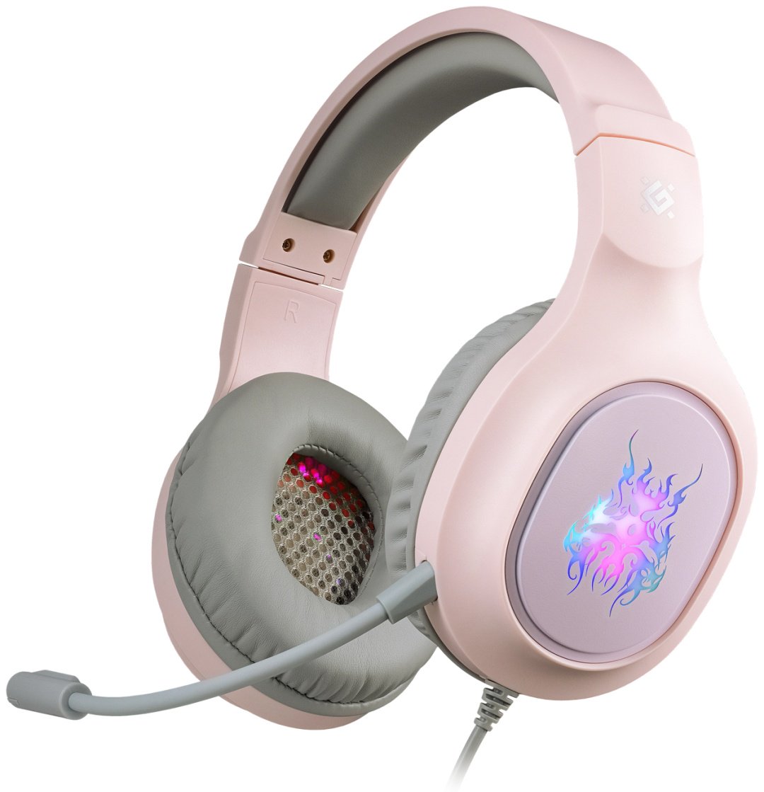Наушники Defender Fury розовый купить,NaN