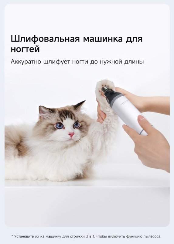 Пылесос TROUVER Pet Grooming Vacuum Kit G1 Pro (CH2) белый - ForteMarket Пылесос TROUVER Pet Grooming Vacuum Kit G1 Pro (CH2) белый купить,0