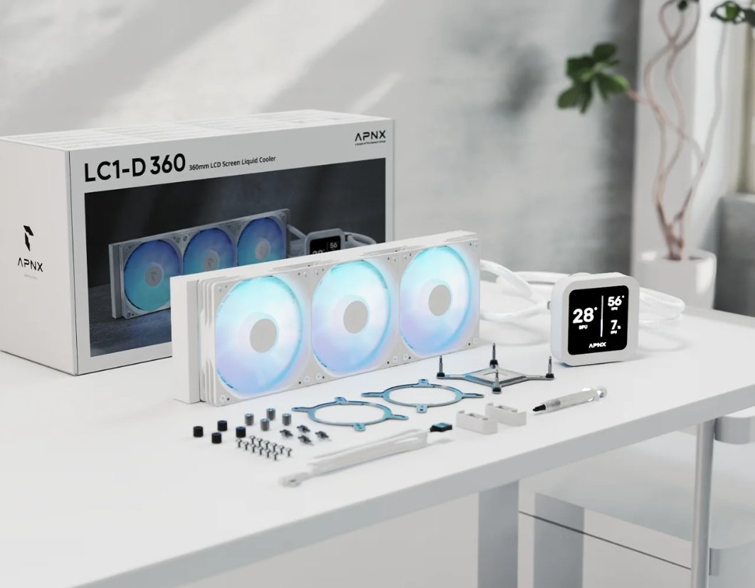 Система охлаждения APNX LC1-D 360 WH белый