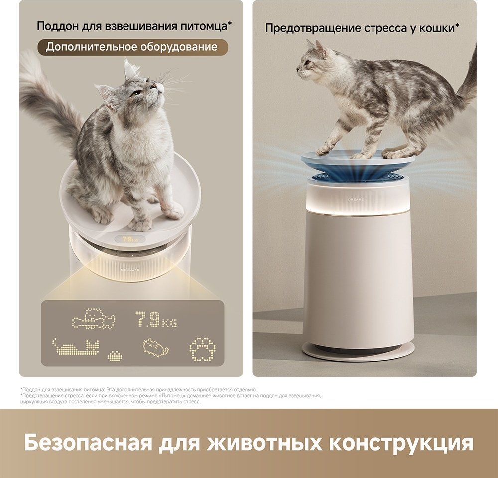 Очиститель воздуха DREAME Air purifier FP10 (CVF16A) бежевый купить,NaN