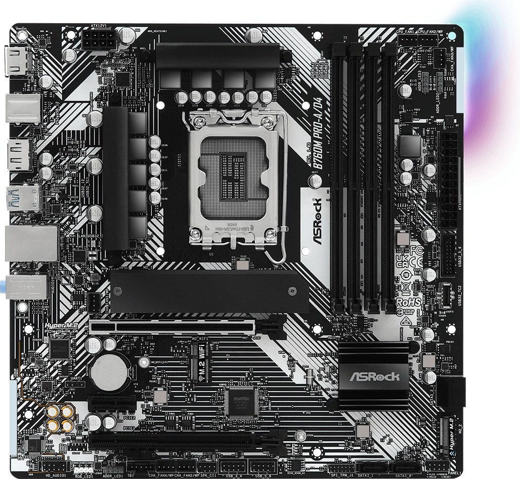 Материнская плата ASRock B760M PRO-A/D4