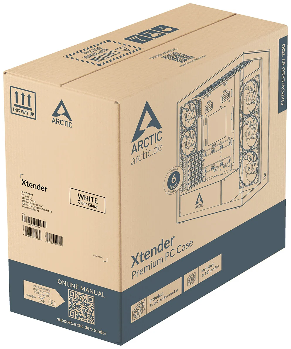 Корпус Arctic ACPCC00014A белый - ForteMarket Корпус Arctic ACPCC00014A белый купить,94058